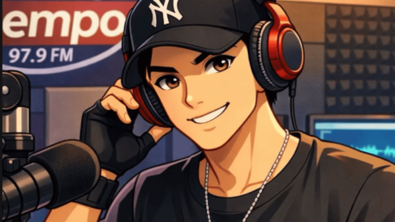 Caricatura de Jhon Jairo Silva, director de Radio Tiempo Medellín