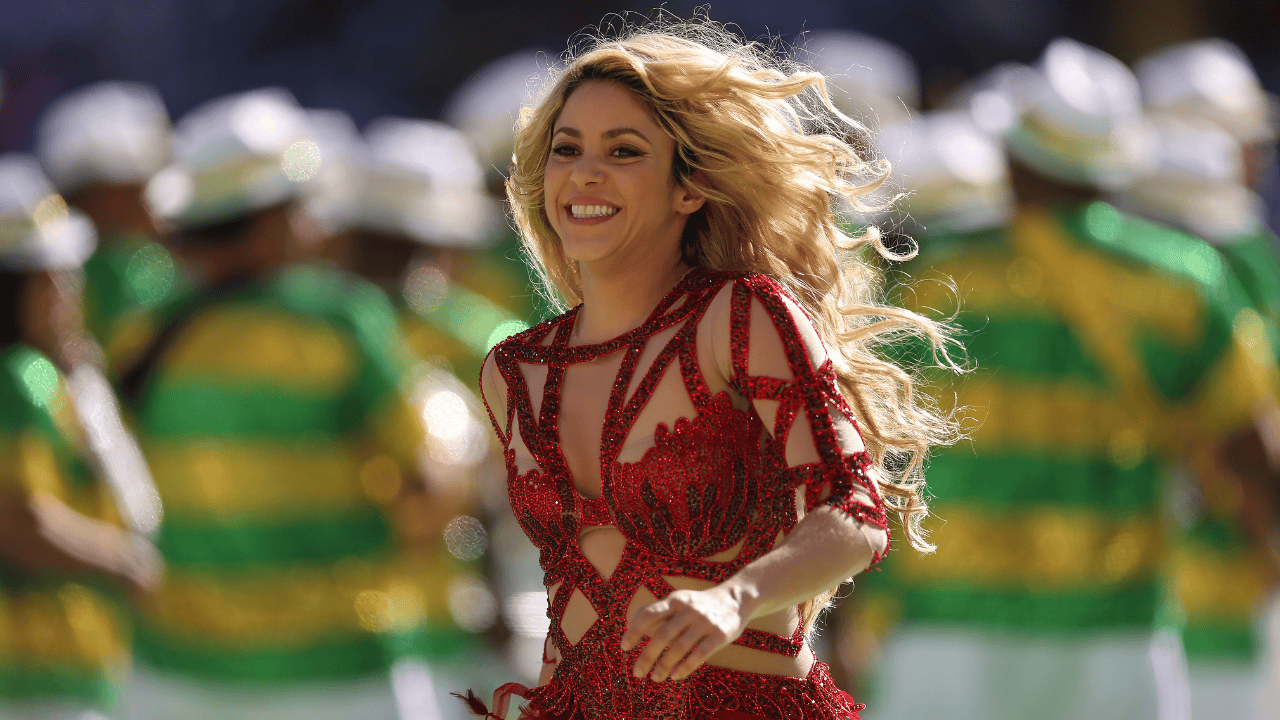 Shakira en la final del Mundial Brasil 2014 Shakira en la final del Mundial Brasil 2014