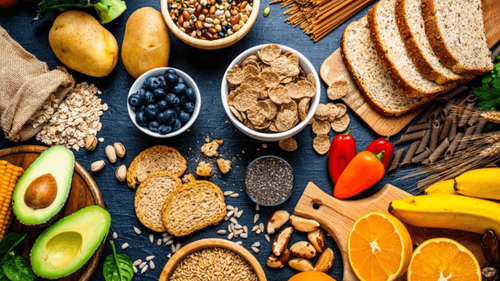 Fibra y proteína