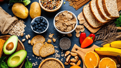 Fibra y proteína