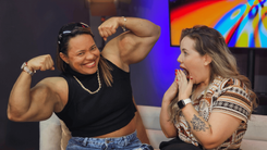 Rosa Power y Monny Arce